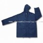 PU Rainwear Chaqueta con capucha y dos bolsillos delanteros small picture