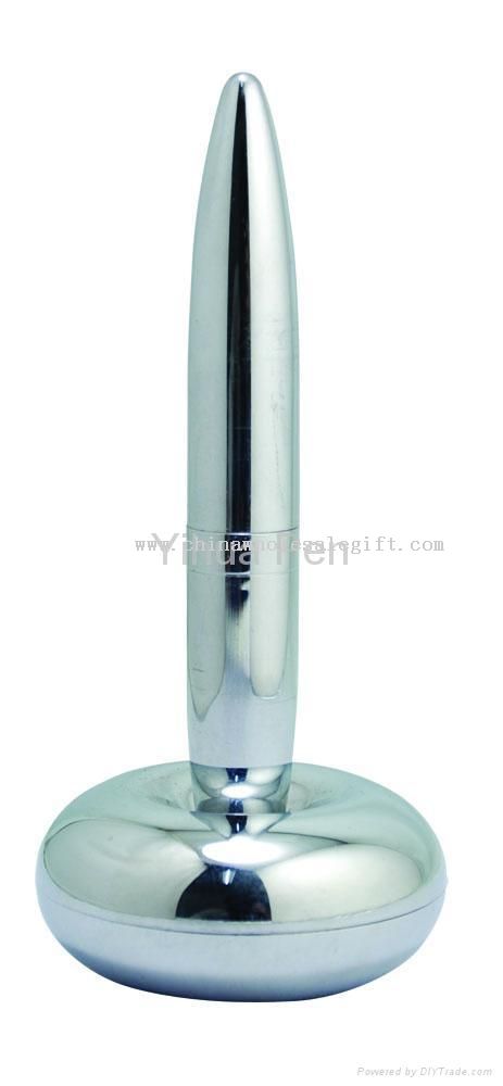 Magnetic Led Floating Pen Set W/ Memo Sticky Pad