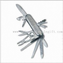 Multifunction Tool, Made of Stainless Steel, Includes Pliers, Knife, Nail File and Tweezers images