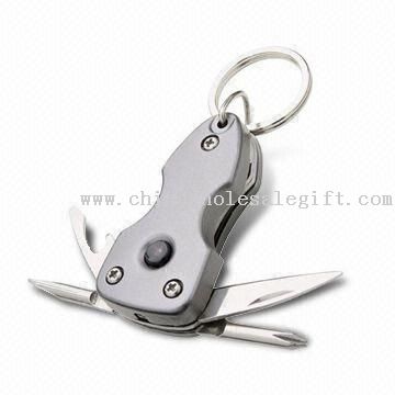 Multifunction Keychain with Keyring