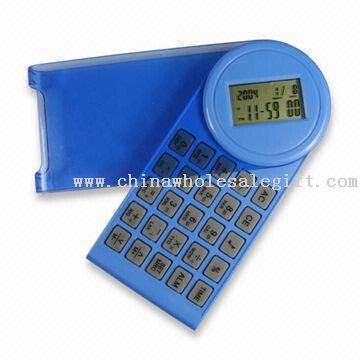 Többfunkciós számológép, naptár számológép 8 számjegy LCD