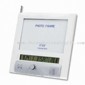 Pantalla LCD Multifuncional Calendario de Mesa con FM Radio small picture