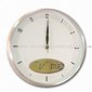 Wall Clock with LCD Calendar, Made of Metal small picture
