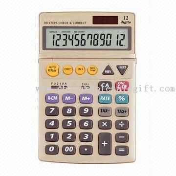 Calculadora de mesa 12 dígitos com função Delete