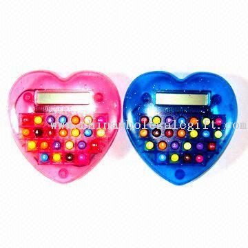 8 Digits Calculators in Heart Shape