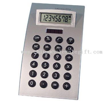 Oito dígitos arco estilo calculadora de mesa com Display LCD
