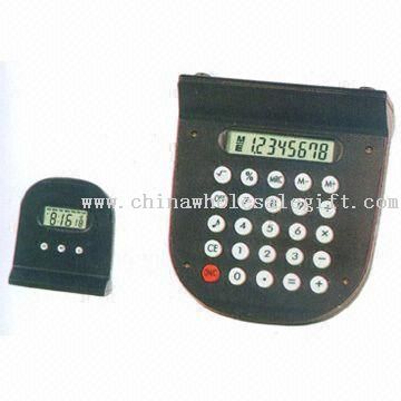 Åtte sifre kalkulator med Alarm Stueklokke funksjonen