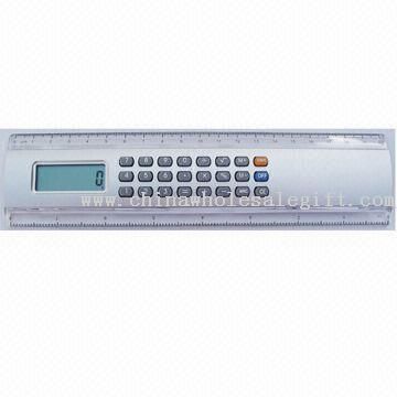 Eight Digits Calculator with Ruler
