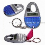 Multifunktions-/ Datenbank-Rechner mit Hook, Kompass, Cover, und Key Ring images