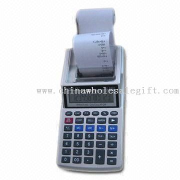 Nyomtatás számológép, pénzügyi használatra