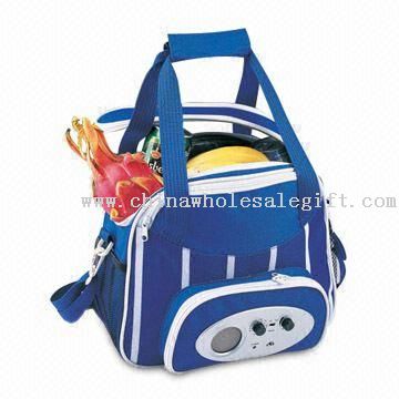 Travel Cooler Bag with Built-in AM/FM Radio