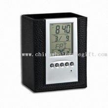 Calendrier électronique de plein exercice avec porte-stylo et thermomètre images