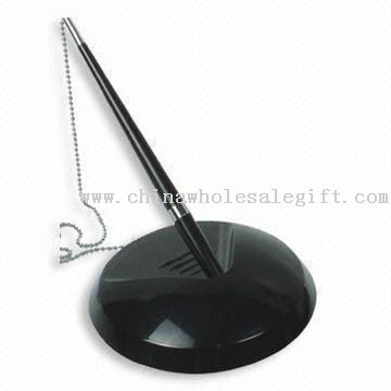 Ball Pen with Metal Stand and Chain