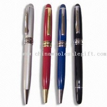 Metal Pens with Parts in Shining Chrome or Gold Plated images