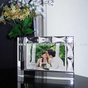 152 x 102mm Cristal / Verre Cadre photo avec Photo images