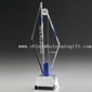 Optik Crystal Award/Crystal Trophy (Golf penghargaan) dengan 3D/2D Laser Engraving small picture