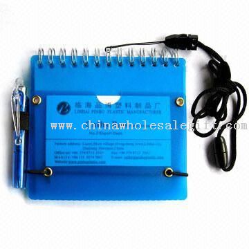 Spiral Notebook/Notepad with Name Card Holder