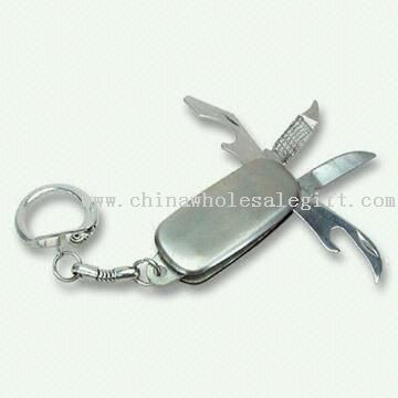 Small Multifunctional Pocket Knife with Keychain