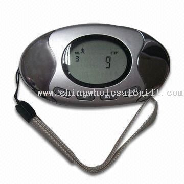 Pedometer with Time Display and Step Count of 0 to 99,999