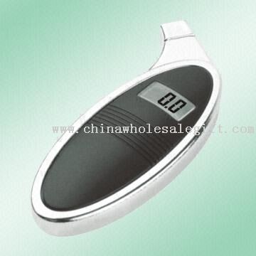 Oval Digital Tire Gauge with Large LCD Screen and High Precision Sensor