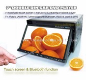 7 to-Din Bil DVD med Blutooth + RDS + IPOD + GPS +(TMC optional) images