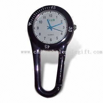 Nøglering ur, fremstillet af alu, med Quartz Dial
