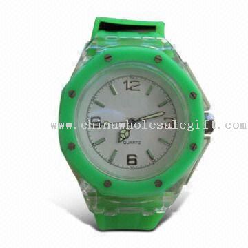 Promotional Watch with Quartz Movement, Made of Plastic