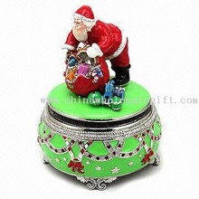 Santa Claus carrousels musicaux avec des éléments musicaux images