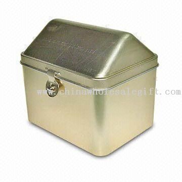 Metalowe srebrne pudełko z konkurencyjnej cenie i dobrej jakości