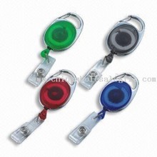 Retractable Badge Holder with Belt Clip and PVC Strap images