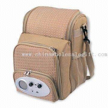 Radio Sling Picnic with Wide Open Insulated Food Compartment