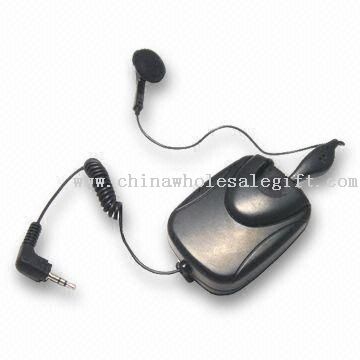 Retractable Wired Handsfree Kit with Optional On/Off Buttons