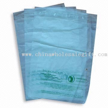 Bionedbrydelig indhylle taske bionedbrydelig Side forsegling indhylle taske med selvklæbende lukning Tape