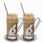 2-piece irlandese Mug Set con cucchiaio, finitura a specchio images