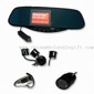 Bluetooth Handsfree Rear-view Mirror Car Kit with Camera and 3.5-inch TFT Screen Inside small picture