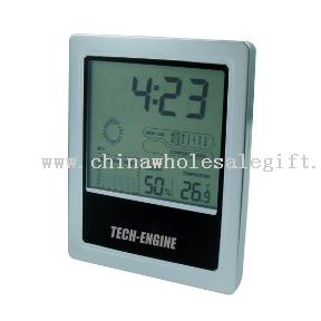 LCD Clock with Weather Station