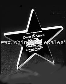 Klar akryl Star Award Trophy