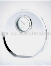 Beveled Kristall-Kreis Clock images