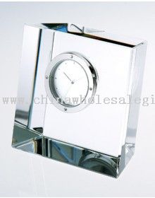 Ferde Crystal Block Clock
