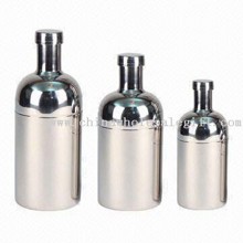 Stainless Steel Cocktail Shaker with Mirror Finish images