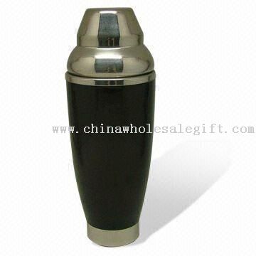 Plastic and Stainless Steel Cocktail Shaker with Capacity of 550mL