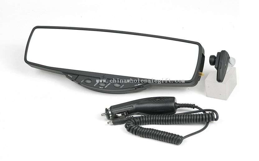 Bluetooth Rearview Mirror Hands Free Car Kit