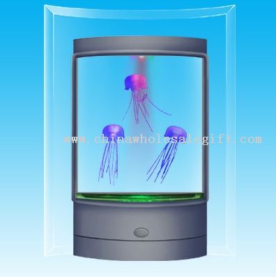 LED medúza akvárium