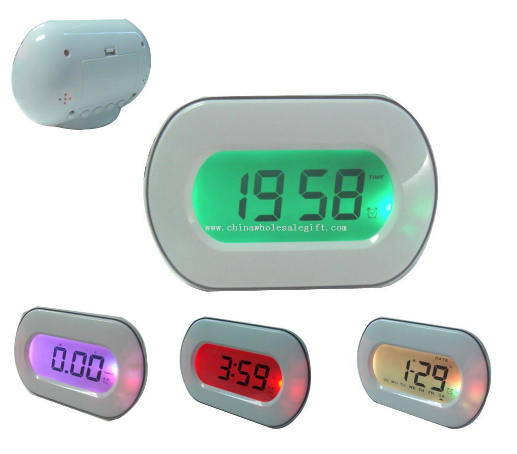 Arco-íris LCD relógio