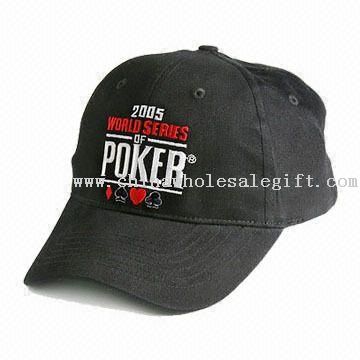 Sort Poker Cap, egnet til mænd og kvinder