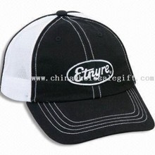 Cool Chino Twill Cotton Cap with Double Mesh Back and D-ring Closure images