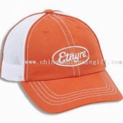 D-ring Closure Cool Chino Twill Cotton Cap with Double Mesh Back and Pre-curved Visor images