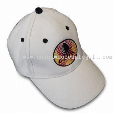 Hoşgeldiniz promosyon şapka, özelleştirilmiş logolar vardır
