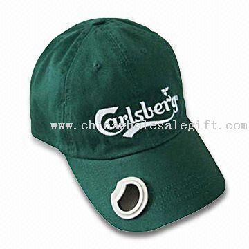 Cappellino promozionale con apribottiglie, dimensioni personalizzate e disegni sono disponibili