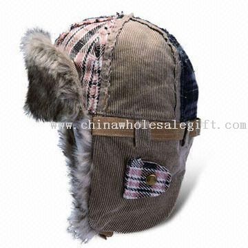 Ski Cap/Winter Hat, Made of Cotton and Plush, Suitable for Men